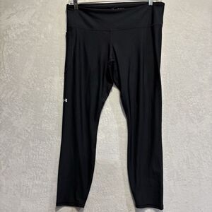 Under Armour Women's UA Tech Hi Rise Leggings Black Size 2XL Activewear NWOT